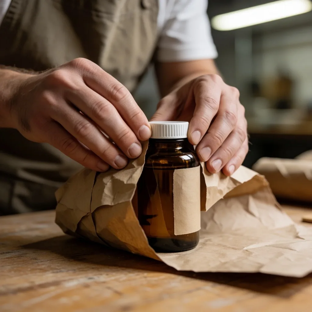 Supplements being carefully packed at our St Albans facility